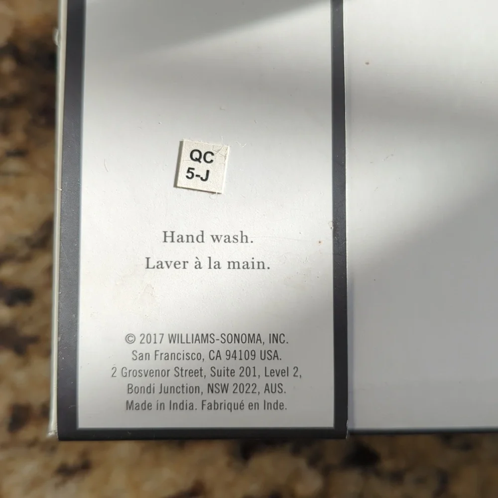 WILLIAMS-SONOMA white marble salt & pepper shakers